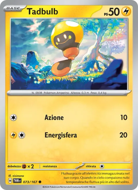 Tadbulb [Tackle | Electro Ball]