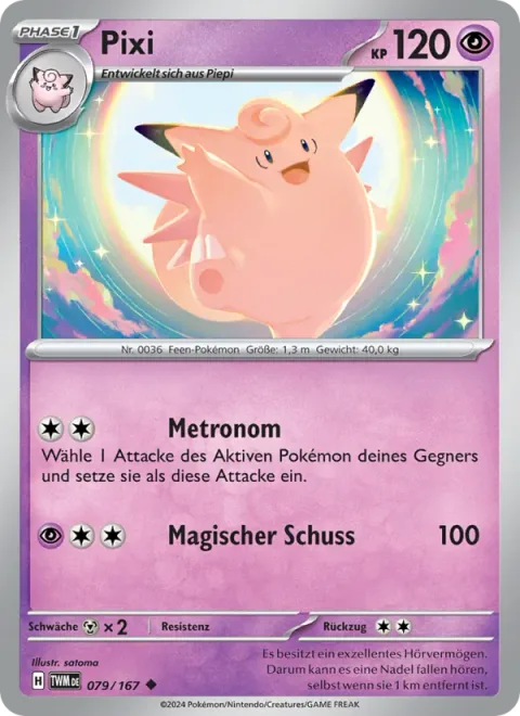 Clefable [Metronome | Magical Shot]