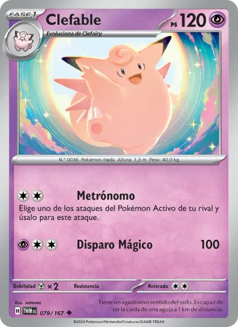 Clefable [Metronome | Magical Shot]