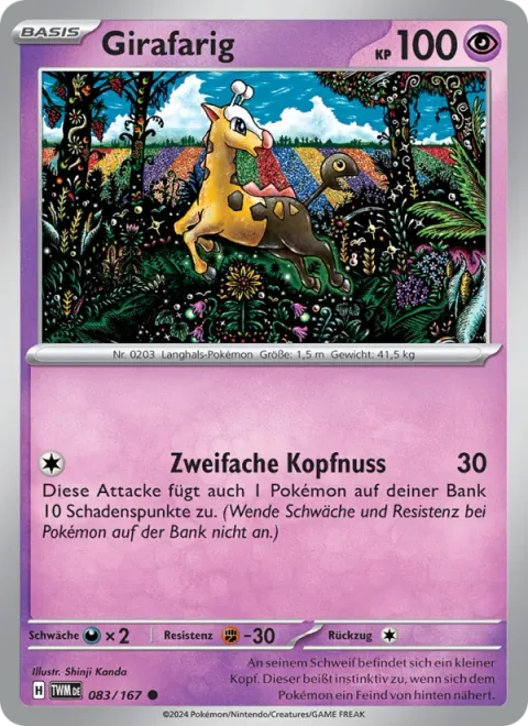 Girafarig [Dual Headbutt]