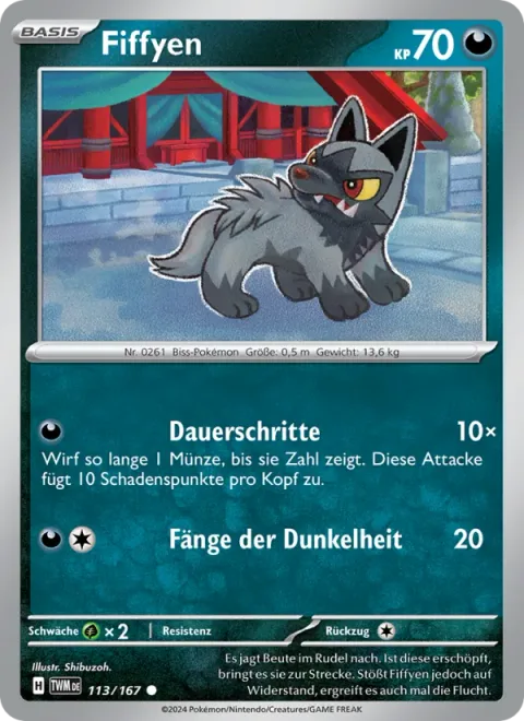 Poochyena [Continuous Steps | Darkness Fang]