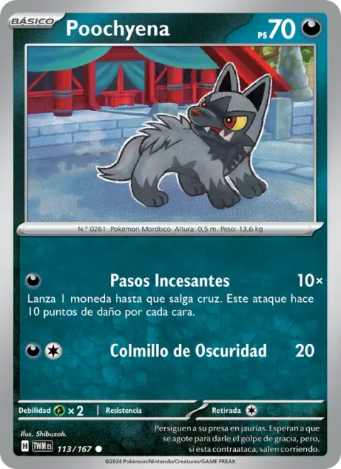 Poochyena [Continuous Steps | Darkness Fang]