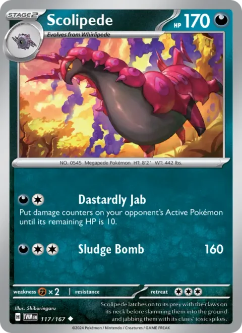 Scolipede [Dastardly | Sludge Bomb]