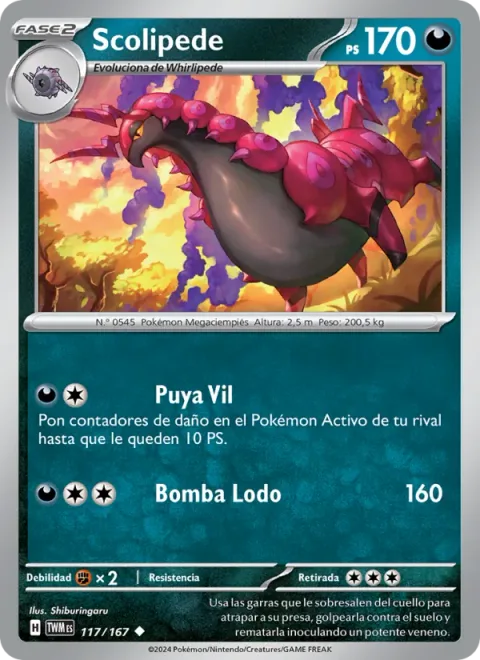 Scolipede [Dastardly | Sludge Bomb]