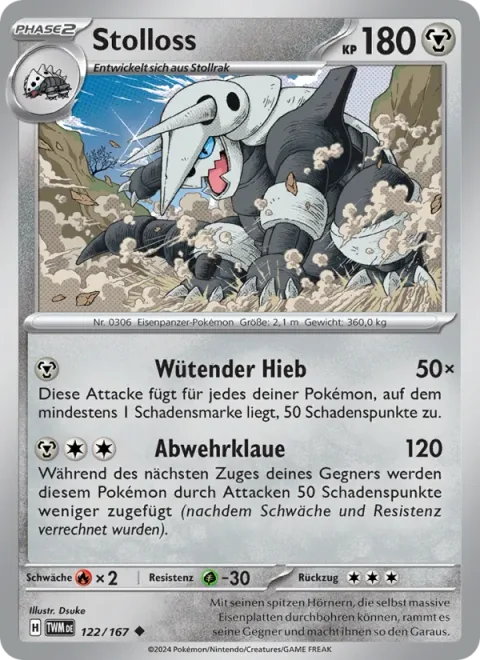 Aggron [Angry Slam | Guard Claw]