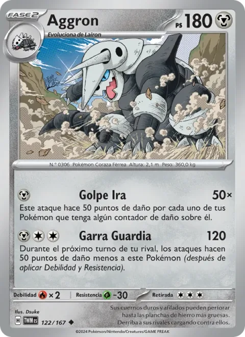 Aggron [Angry Slam | Guard Claw]