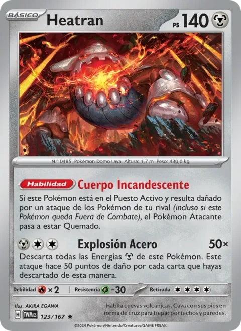 Heatran [Incandescent Body | Steel Burst]