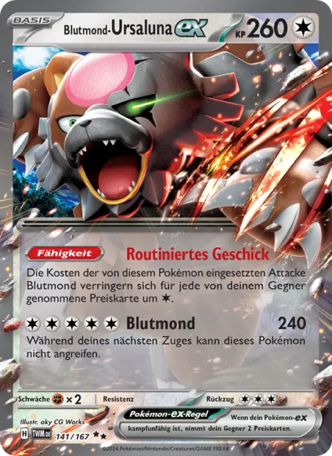 Bloodmoon Ursaluna ex [Seasoned Skill | Blood Moon]
