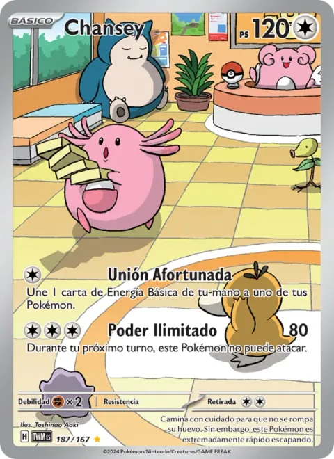 Chansey [Lucky Attachment | Boundless Power]