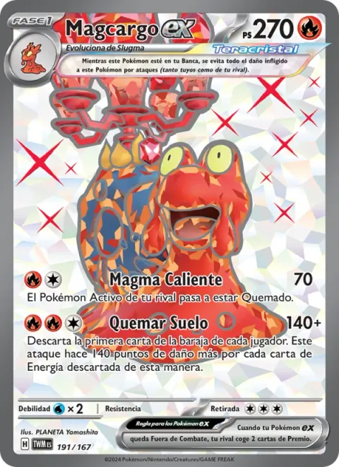 Magcargo ex [Hot Magma | Ground Burn]