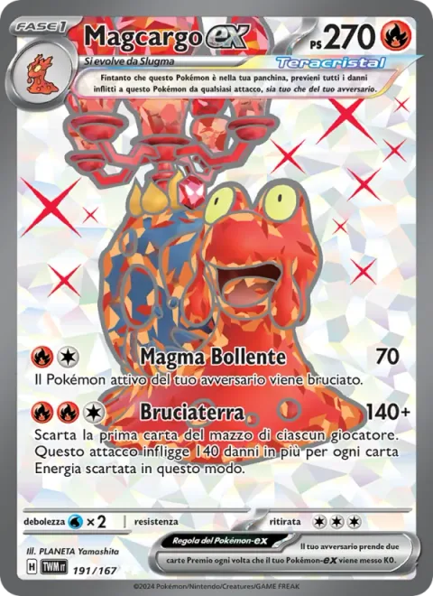 Magcargo ex [Hot Magma | Ground Burn]