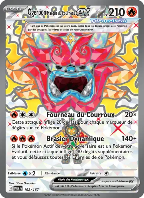 Hearthflame Mask Ogerpon ex [Wrathful Hearth | Dynamic Blaze]