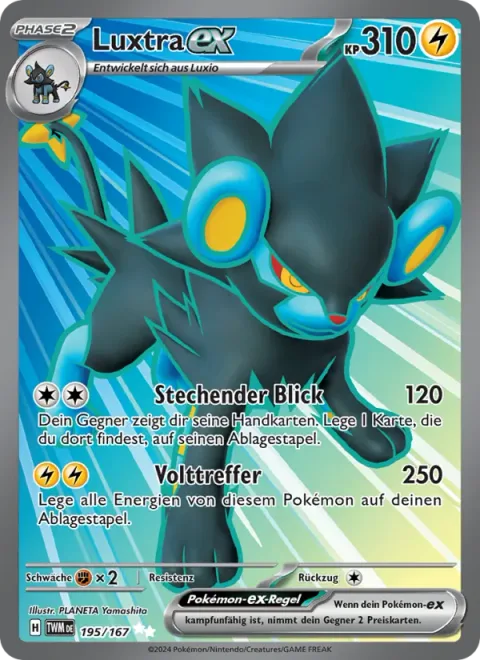 Luxray ex [Piercing Gaze | Volt Strike]