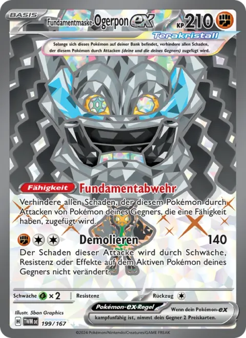 Cornerstone Mask Ogerpon ex [Cornerstone Stance | Demolish]