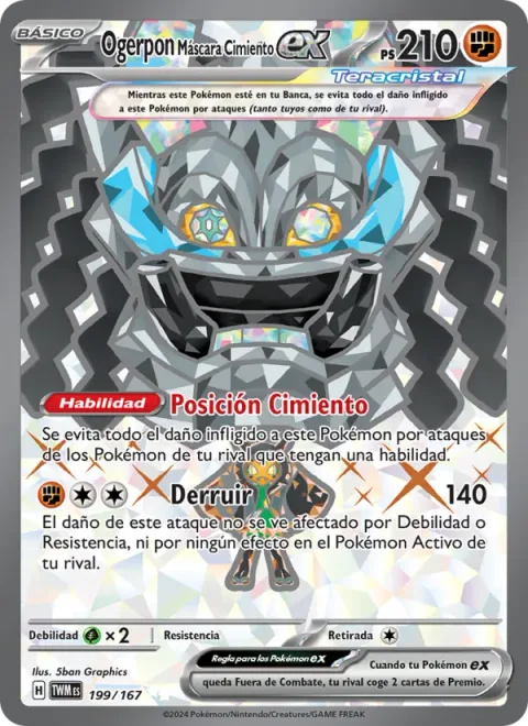 Cornerstone Mask Ogerpon ex [Cornerstone Stance | Demolish]