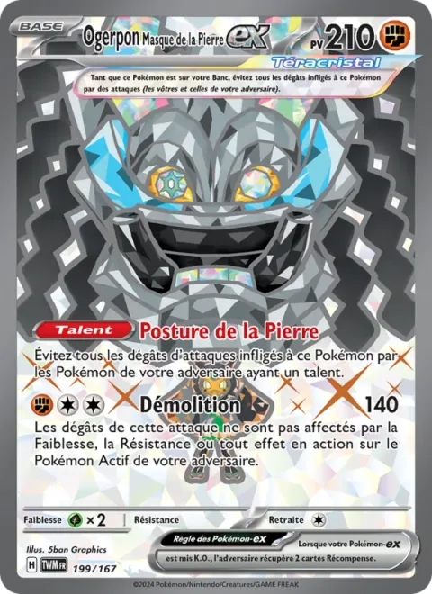 Cornerstone Mask Ogerpon ex [Cornerstone Stance | Demolish]