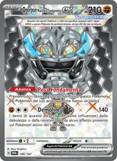 Cornerstone Mask Ogerpon ex [Cornerstone Stance | Demolish]