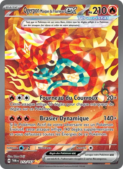 Hearthflame Mask Ogerpon ex [Wrathful Hearth | Dynamic Blaze]