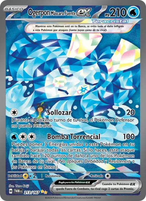 Wellspring Mask Ogerpon ex [Sob | Torrential Pump]