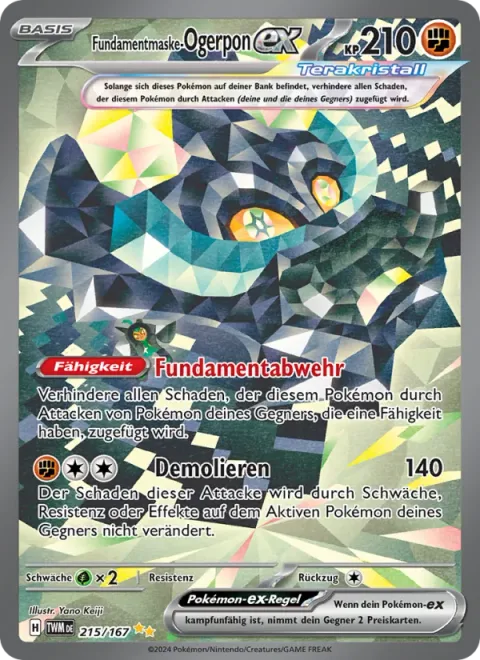 Cornerstone Mask Ogerpon ex [Cornerstone Stance | Demolish]
