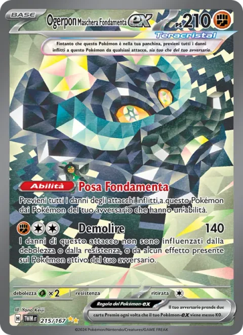 Cornerstone Mask Ogerpon ex [Cornerstone Stance | Demolish]