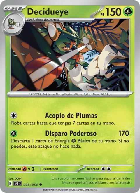 Decidueye [Stock Up on Feathers | Power Shot]