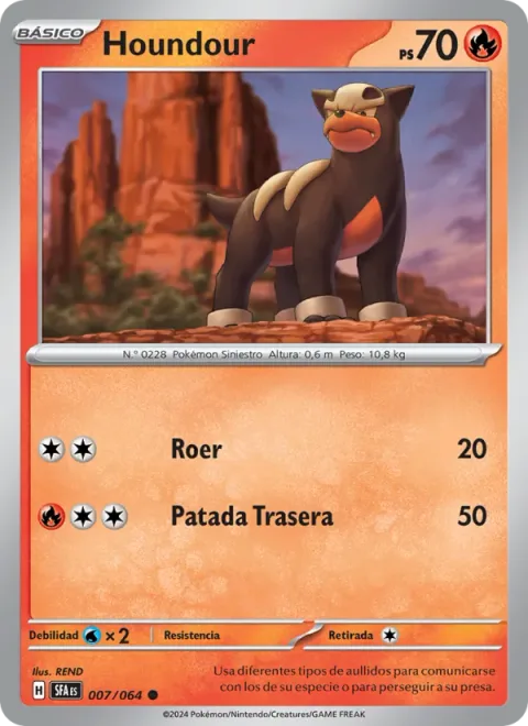 Houndour [Gnaw | Rear Kick]