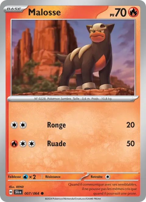 Houndour [Gnaw | Rear Kick]