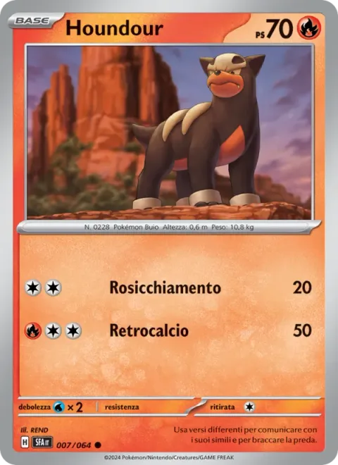 Houndour [Gnaw | Rear Kick]