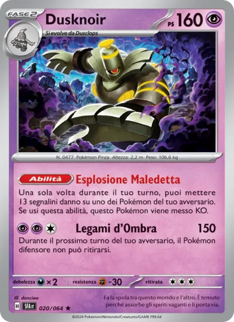 Dusknoir [Cursed Blast | Shadow Bind]