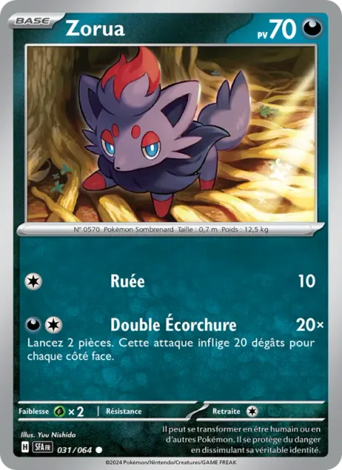 Zorua [Stampede | Double Scratch]