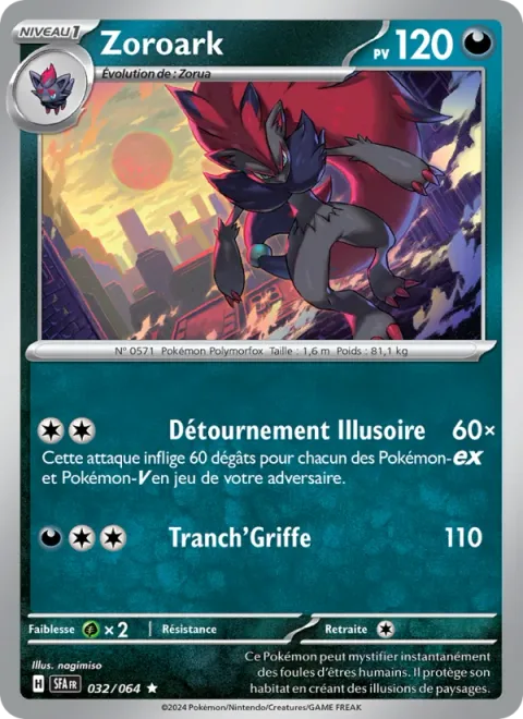 Zoroark [Illusory Hijacking | Claw Slash]