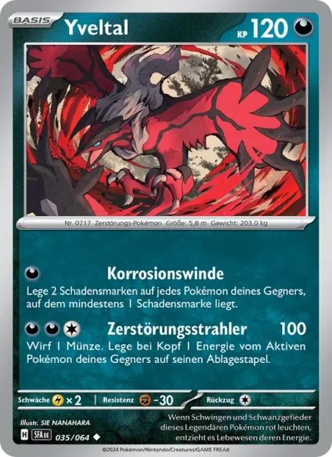 Yveltal [Corrosive Winds | Destructive Beam]