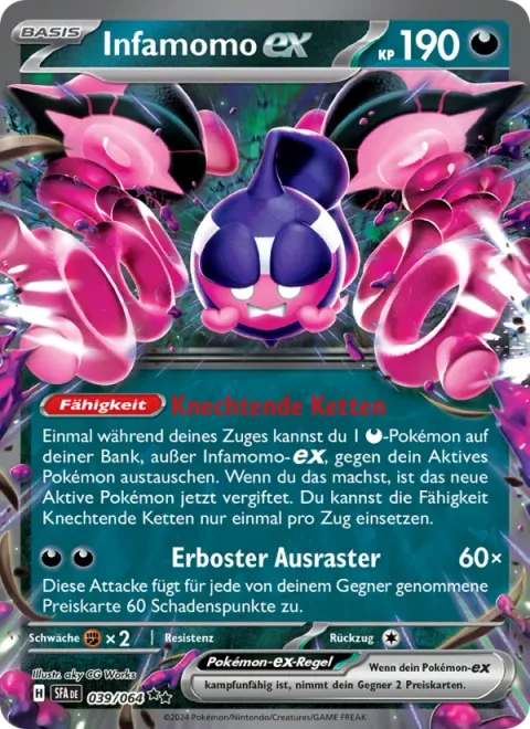 Pecharunt ex [Subjugating Chains | Irritated Outburst]