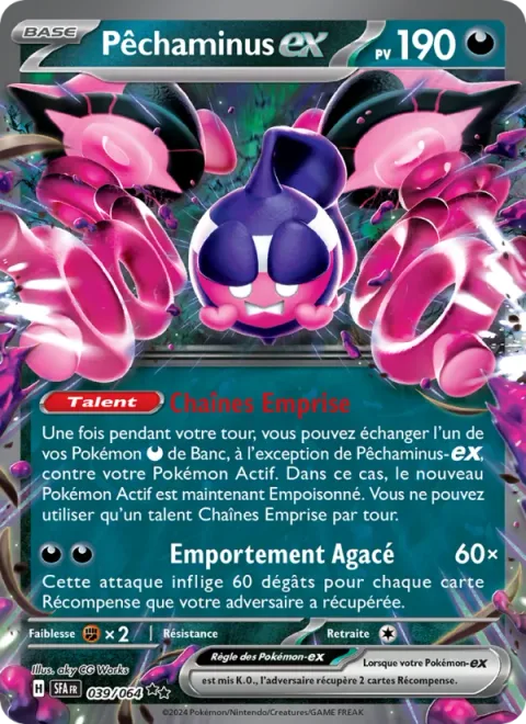 Pecharunt ex [Subjugating Chains | Irritated Outburst]