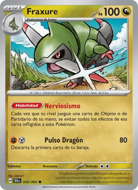 Fraxure [Unnerve | Dragon Pulse]