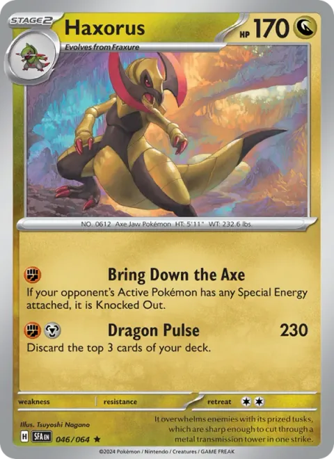 Haxorus [Bring Down the Axe | Dragon Pulse]