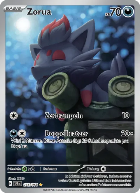 Zorua [Stampede | Double Scratch]