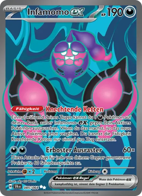 Pecharunt ex [Subjugating Chains | Irritated Outburst]