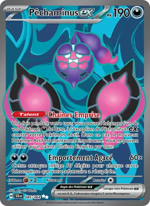 Pecharunt ex [Subjugating Chains | Irritated Outburst]