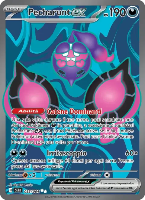 Pecharunt ex [Subjugating Chains | Irritated Outburst]