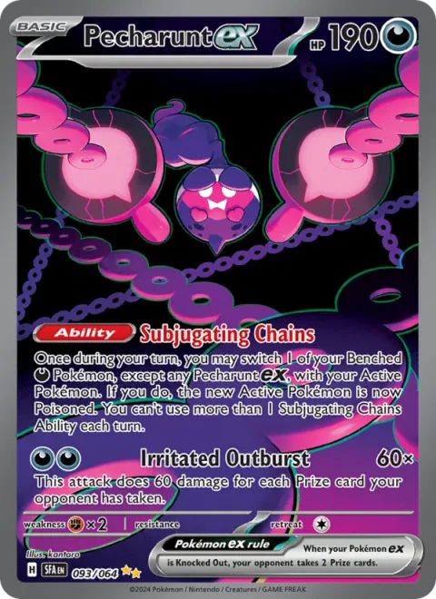 Pecharunt ex [Subjugating Chains | Irritated Outburst]