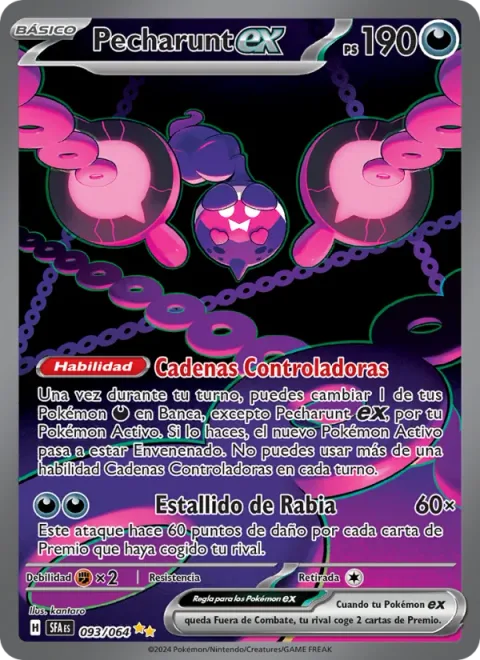 Pecharunt ex [Subjugating Chains | Irritated Outburst]