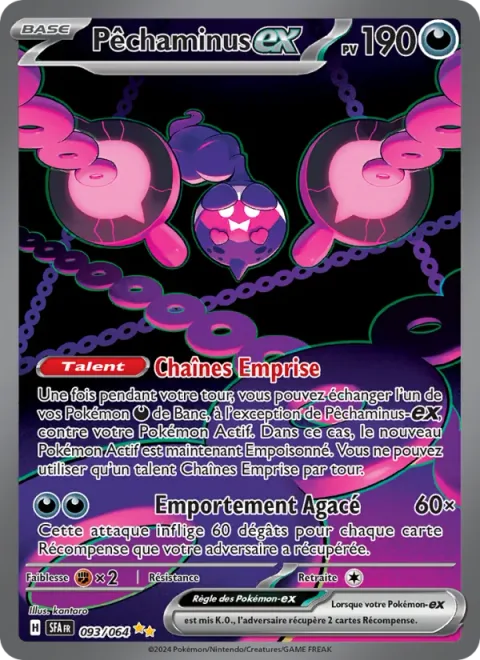 Pecharunt ex [Subjugating Chains | Irritated Outburst]