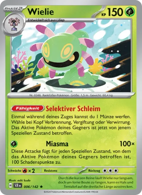 Cradily [Selective Slime | Miasma Wind]