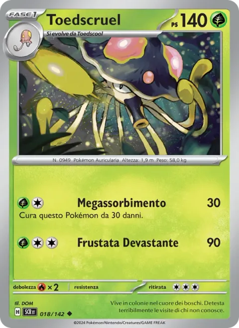 Toedscruel [Mega Drain | Whip Smash]