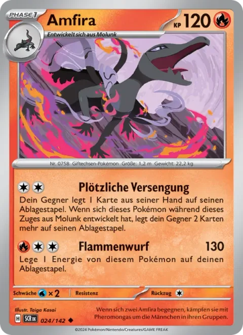 Salazzle [Sudden Scorching | Flamethrower]
