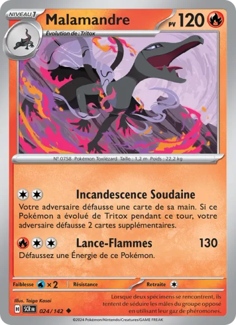 Salazzle [Sudden Scorching | Flamethrower]