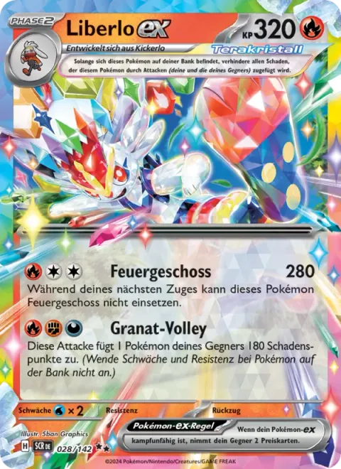 Cinderace ex [Flare Strike | Garnet Volley]