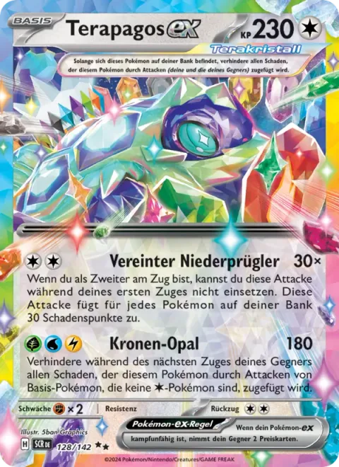 Terapagos ex [Unified Beatdown | Crown Opal]